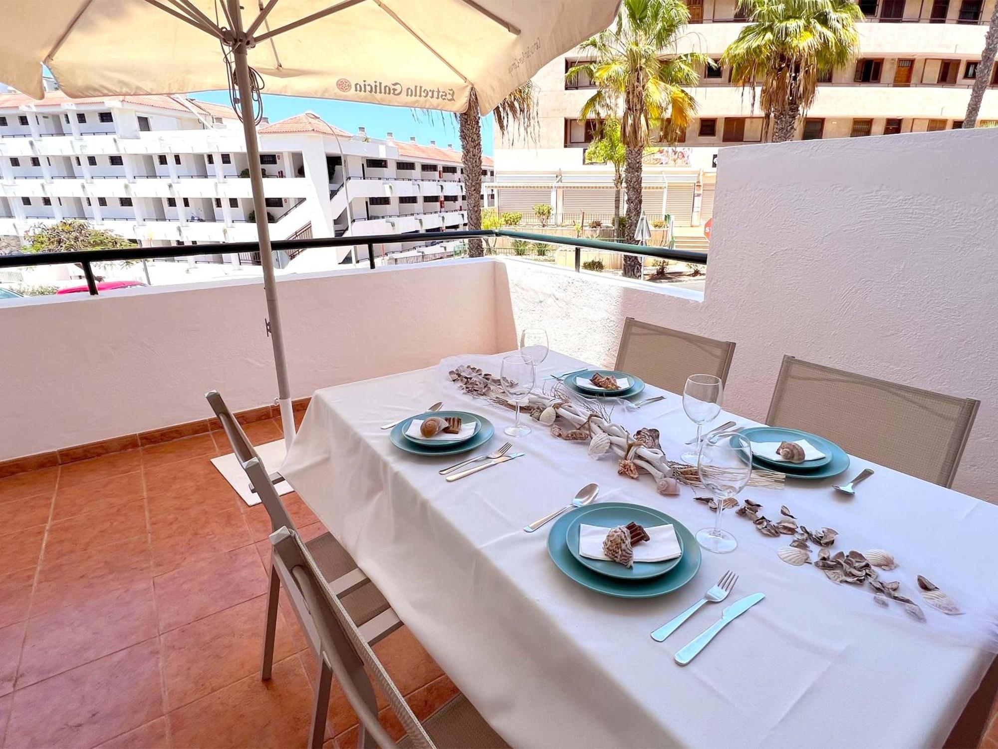 Encantador Apartamento Con Terraza, Los Cristianos Лос Кристианос Екстериор снимка