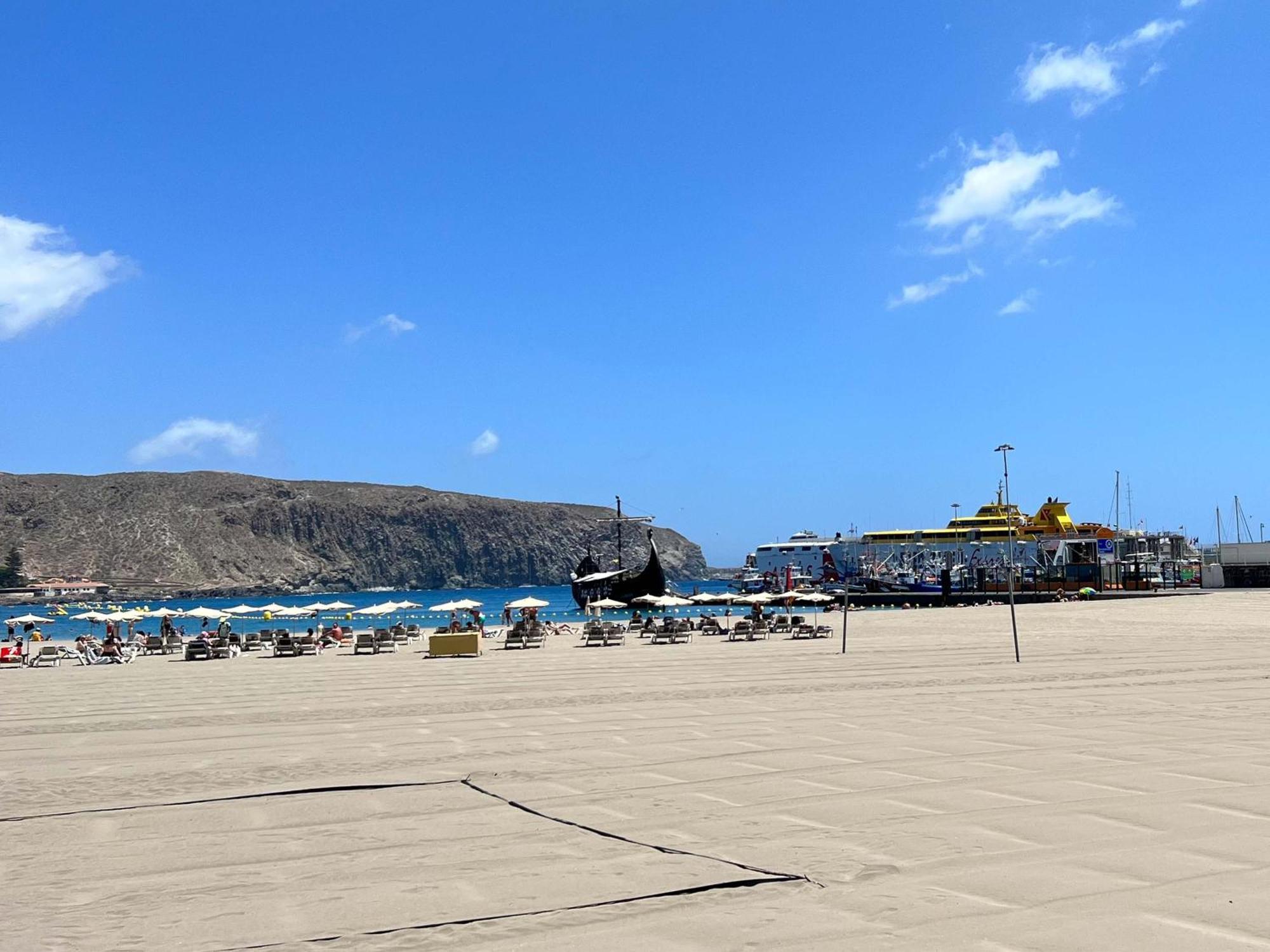 Encantador Apartamento Con Terraza, Los Cristianos Лос Кристианос Екстериор снимка