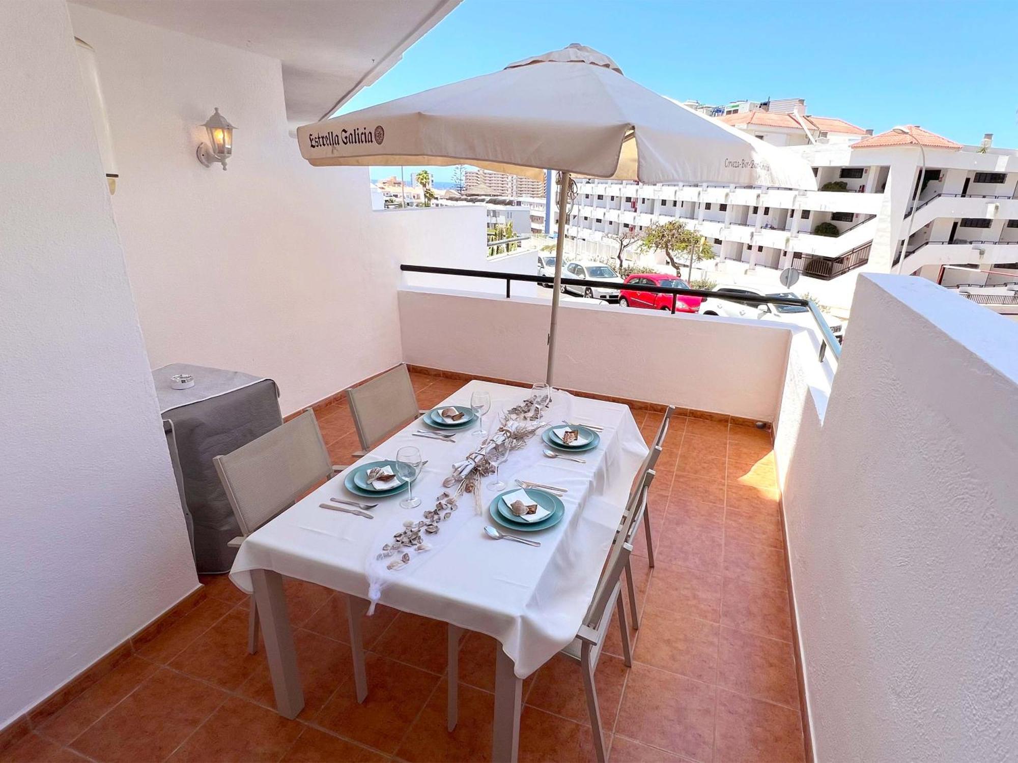 Encantador Apartamento Con Terraza, Los Cristianos Лос Кристианос Екстериор снимка